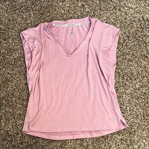 Aeropostale Dusty Pink V-Neck Short Sleeve Tee